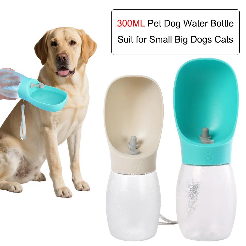Bebedero Portátil para Perros y Gatos – 300 ml