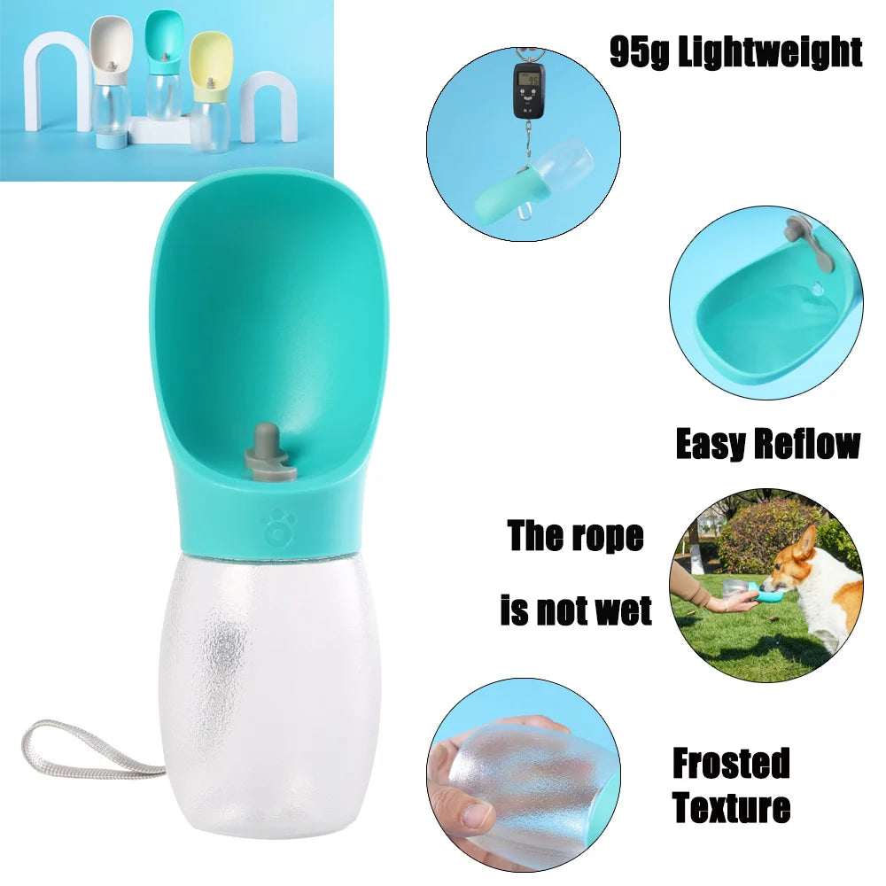 Bebedero Portátil para Perros y Gatos – 300 ml