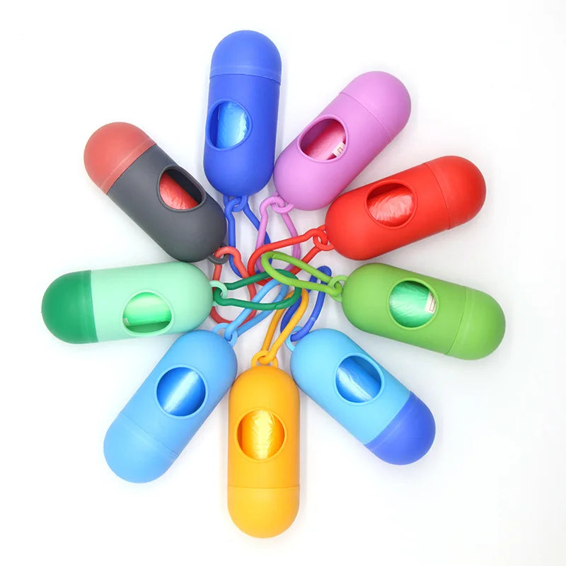 Dispensador de Bolsas para Perros – Forma Cápsula